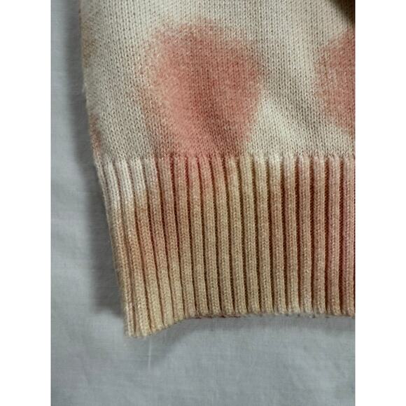 Saturday Sunday by Anthropologie Crewneck Sweater Pink Tan Size MEDIUM - Picture 6 of 11